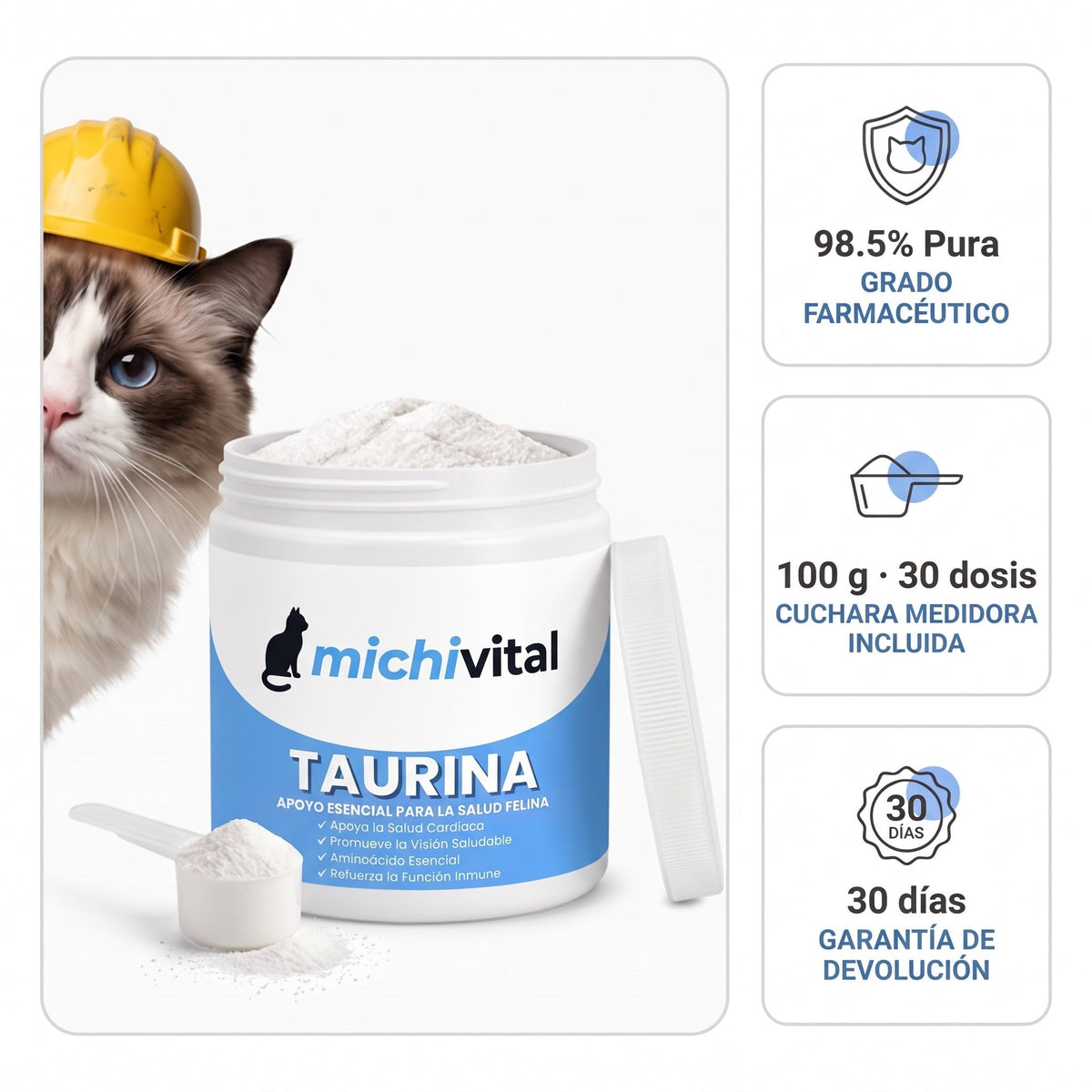 Taurina MichiVital para gatos